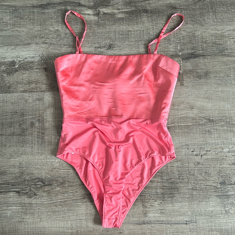 House of CB London satin bodysuit
